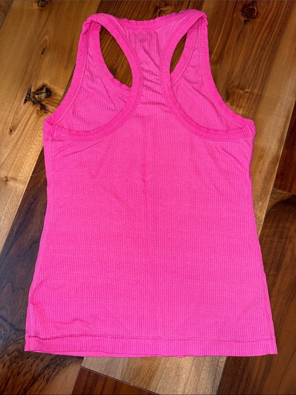 GAP Hot Pink Ribbed Racerback Tank - Picture 3 of 3
